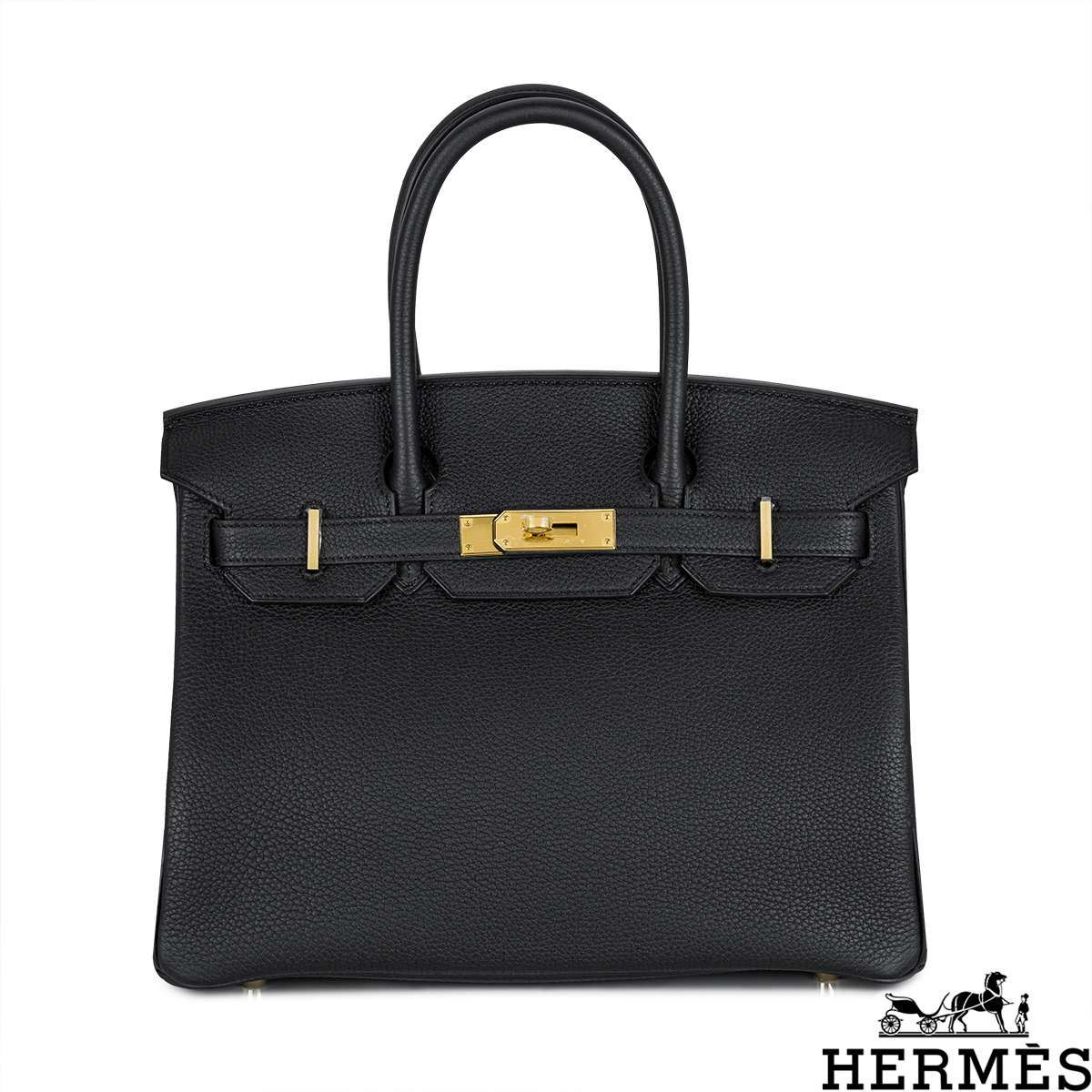 Hermès Birkin 30cm Noir Veau Togo GHW Hermès Birkin 30cm Noir Veau Togo GHW